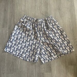 Bravest Studios Dark Blue Dior Mesh Shorts